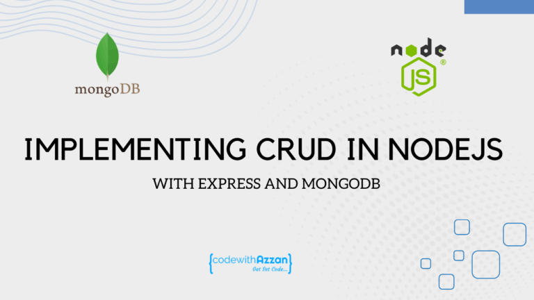 CRUD IN NODEJS